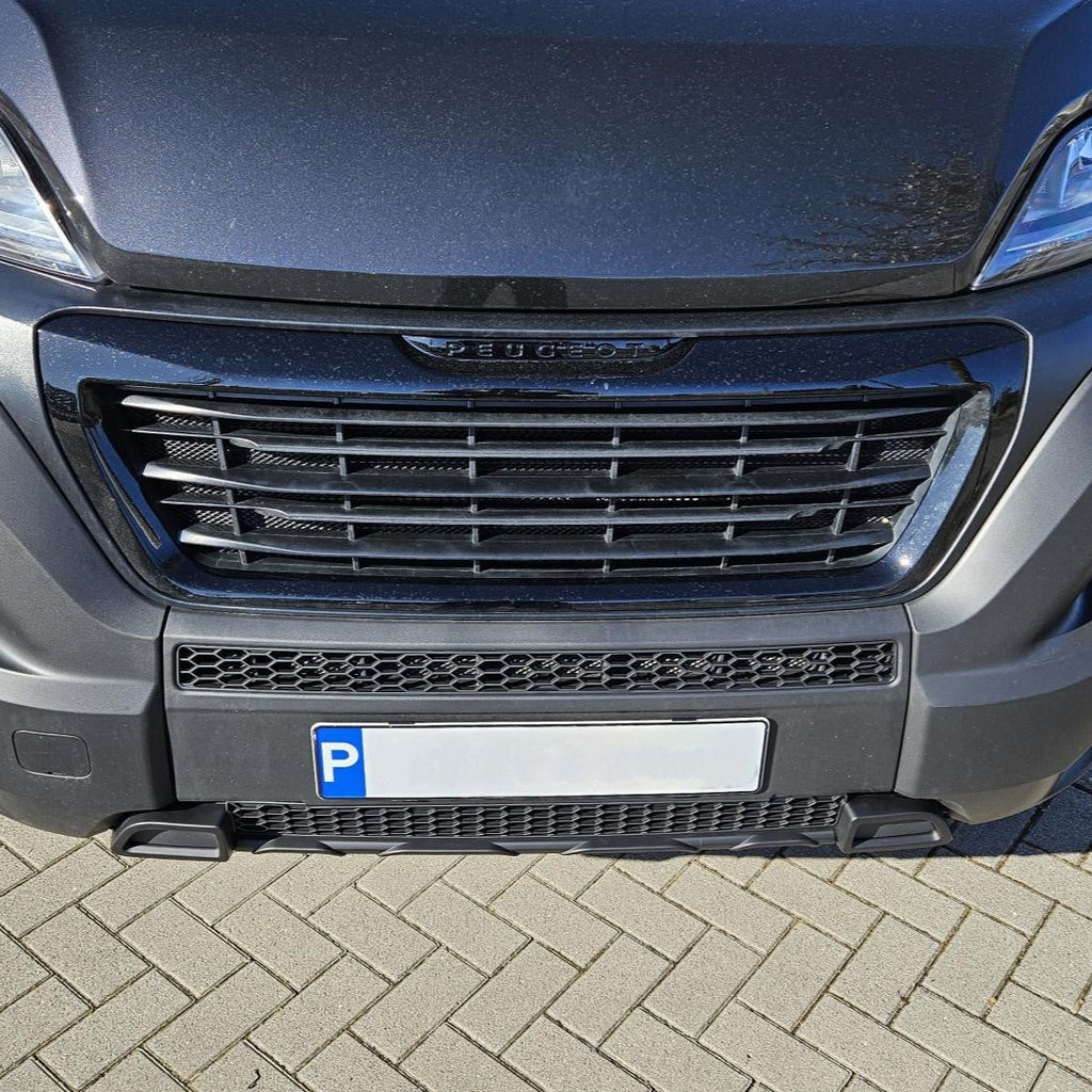For Vauxhall Movano Lower Bumper Honeycomb Grille Matte Black | Front Lower Grille | Van-X