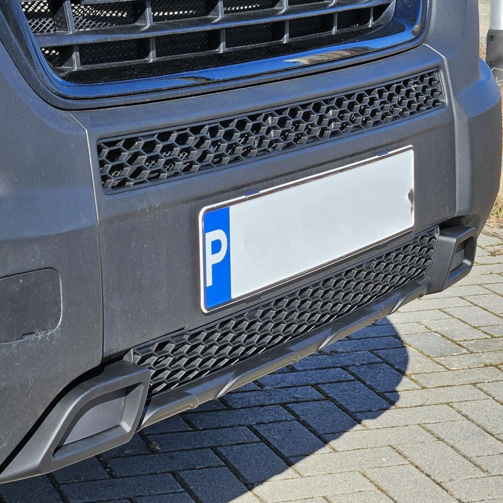 For Peugeot Boxer Lower Bumper Honeycomb Grille Matte Black | Front Lower Grille | Van-X