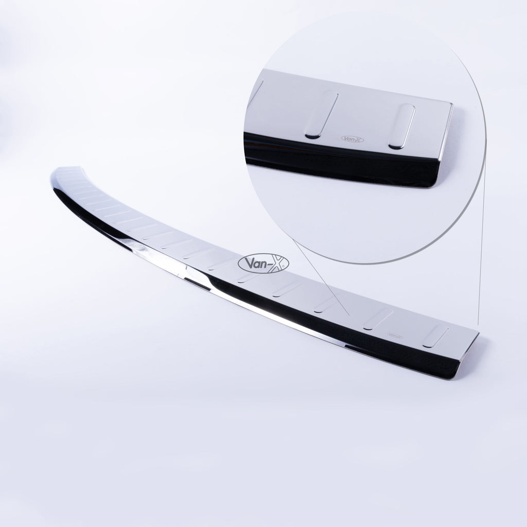 For VW Caddy Rear Bumper Protector Stainless Steel – Durable and Ready to Fit | Van-X