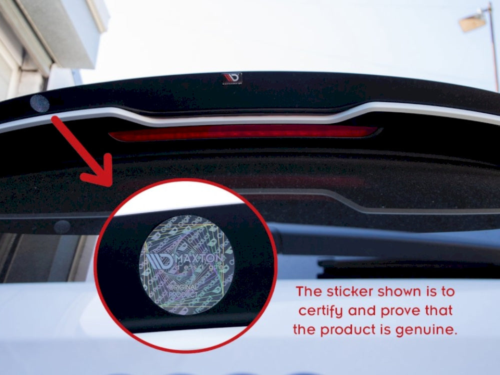 Maxton Design - Aftermarket  SPOILER CAP FORD TRANSIT CUSTOM ST-LINE MK1 FACELIFT