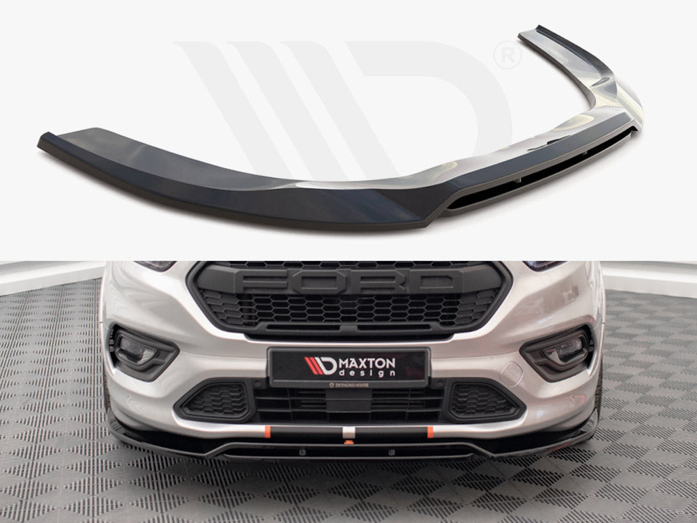 Maxton Design - Aftermarket  FRONT SPLITTER FORD TRANSIT CUSTOM ST-LINE MK1 FACELIFT