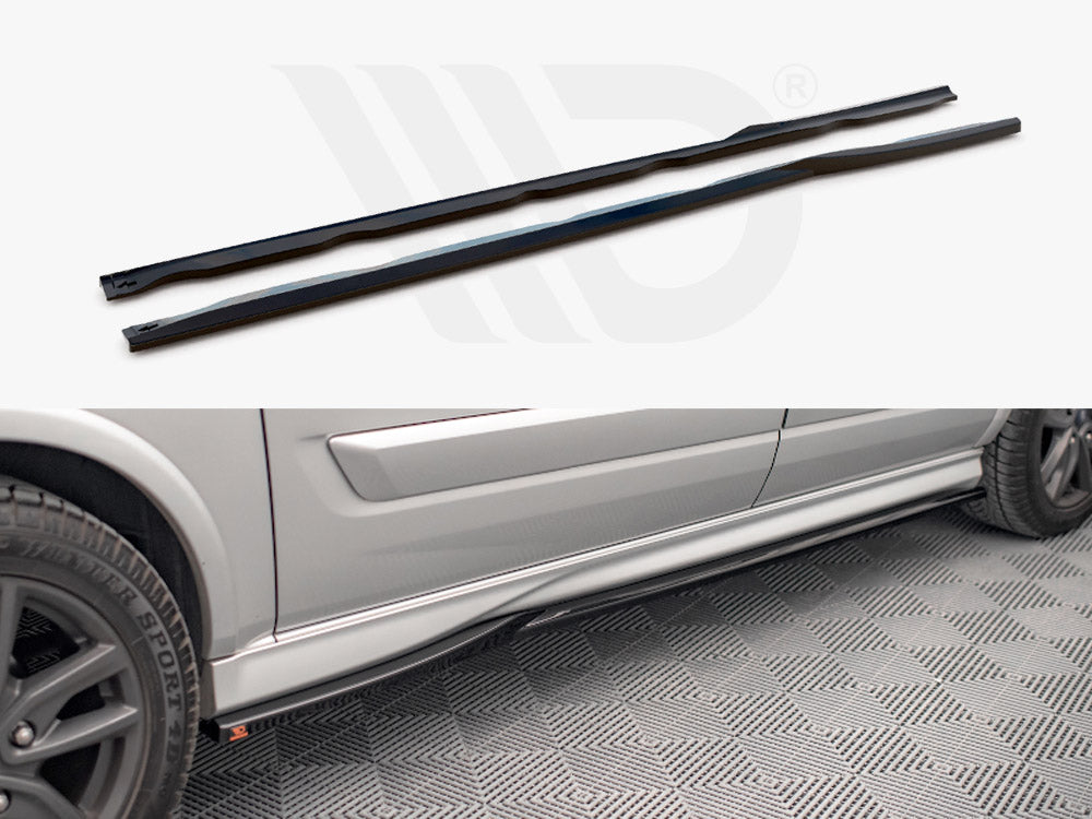Maxton Design - Aftermarket  SIDE SKIRTS DIFFUSERS FORD TRANSIT CUSTOM ST-LINE MK1 FACELIFT