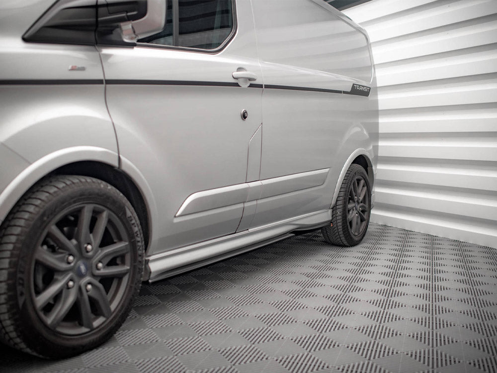 Maxton Design - Aftermarket  SIDE SKIRTS DIFFUSERS FORD TRANSIT CUSTOM ST-LINE MK1 FACELIFT