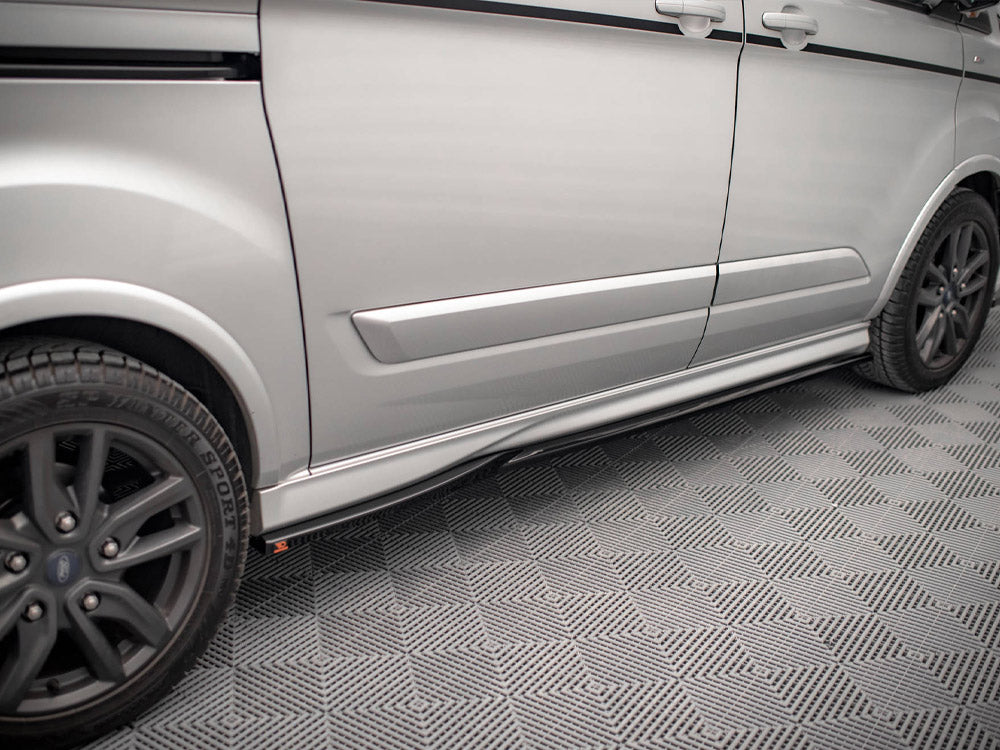 Maxton Design - Aftermarket  SIDE SKIRTS DIFFUSERS FORD TRANSIT CUSTOM ST-LINE MK1 FACELIFT