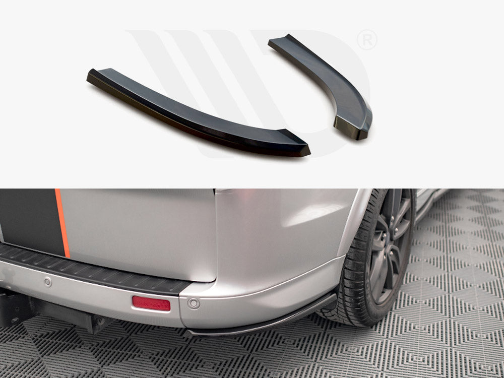 Maxton Design - Aftermarket  REAR SIDE SPLITTERS FORD TRANSIT CUSTOM ST-LINE MK1 FACELIFT