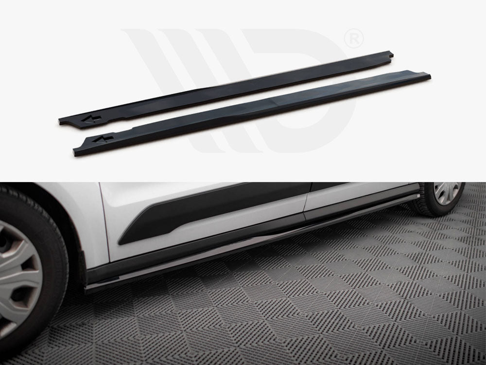 Maxton Design - Aftermarket  Side Skirts Diffusers Ford Transit Connect L2 Mk2 Facelift