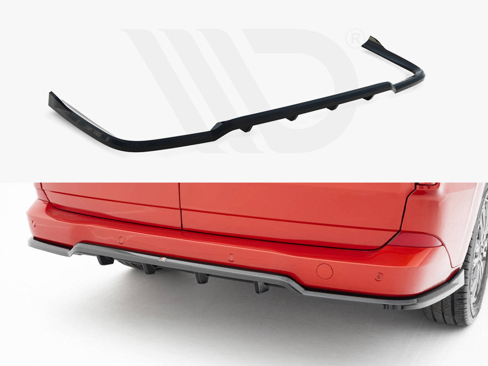 Maxton Design - Aftermarket   Rear Splitter (Vertical Bars) Ford Transit Custom / Tourneo Custom Mk2