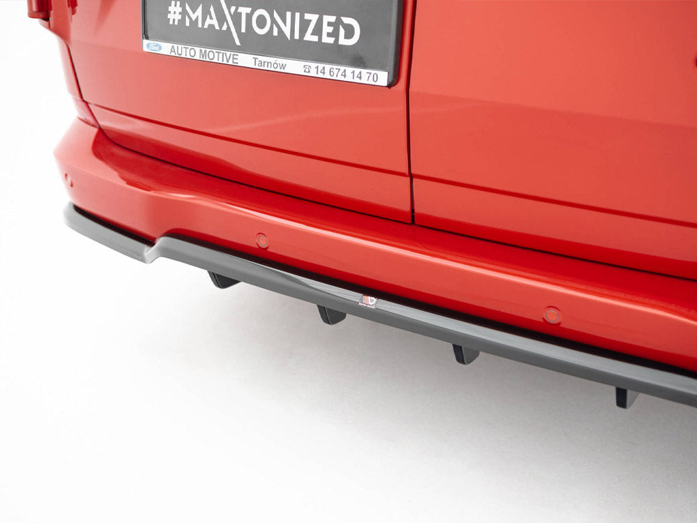 Maxton Design - Aftermarket   Rear Splitter (Vertical Bars) Ford Transit Custom / Tourneo Custom Mk2