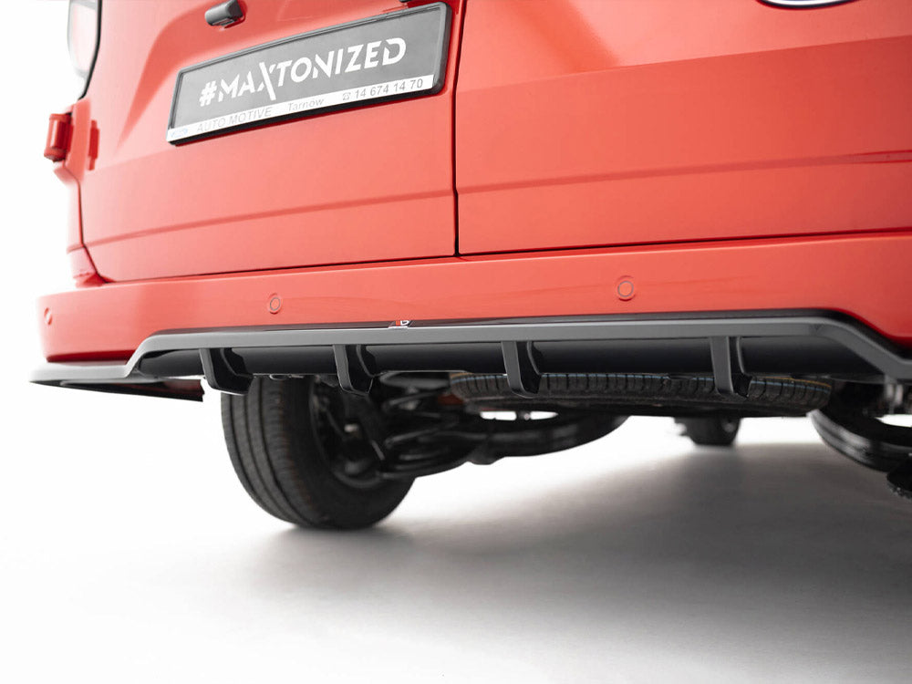 Maxton Design - Aftermarket   Rear Splitter (Vertical Bars) Ford Transit Custom / Tourneo Custom Mk2