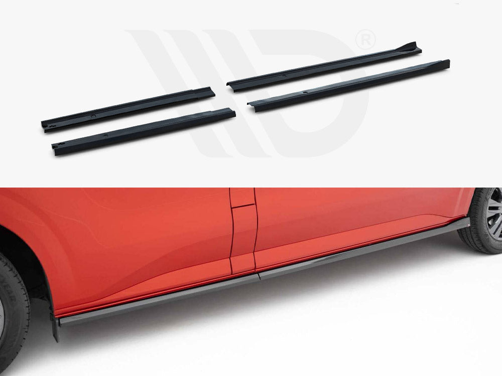 Maxton Design - Aftermarket  Side Skirts Diffusers Ford Transit Custom L2 / Tourneo Custom L2 Mk2