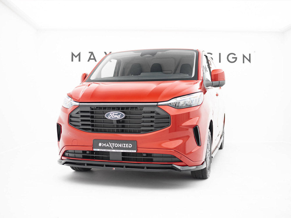 Maxton Design - Aftermarket   Front Splitter V.2 Ford Transit Custom / Tourneo Custom Mk2