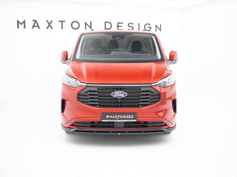 Maxton Design - Aftermarket   Front Splitter V.2 Ford Transit Custom / Tourneo Custom Mk2