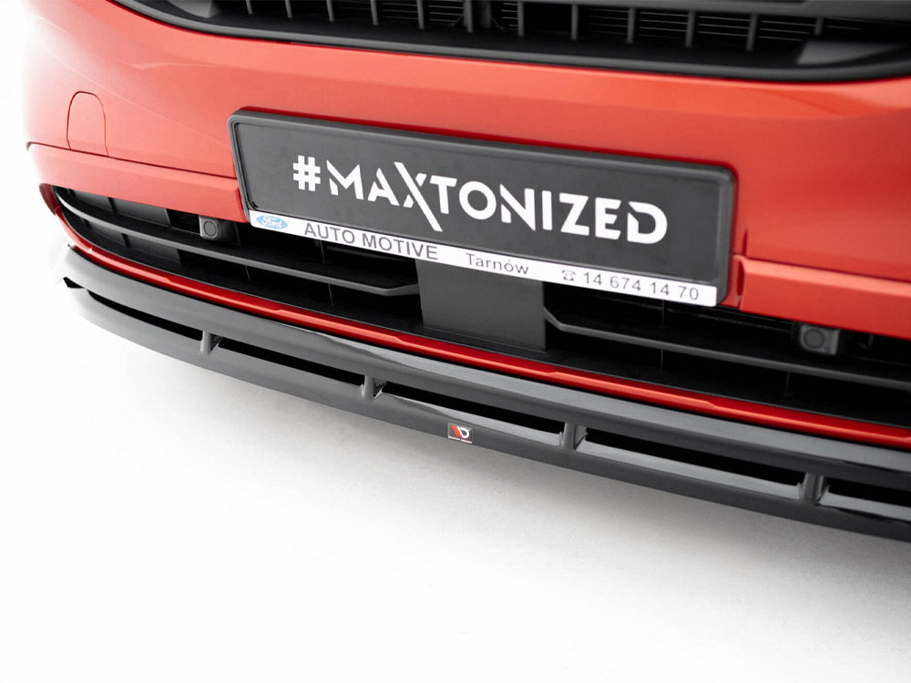Maxton Design - Aftermarket   Front Splitter V.2 Ford Transit Custom / Tourneo Custom Mk2