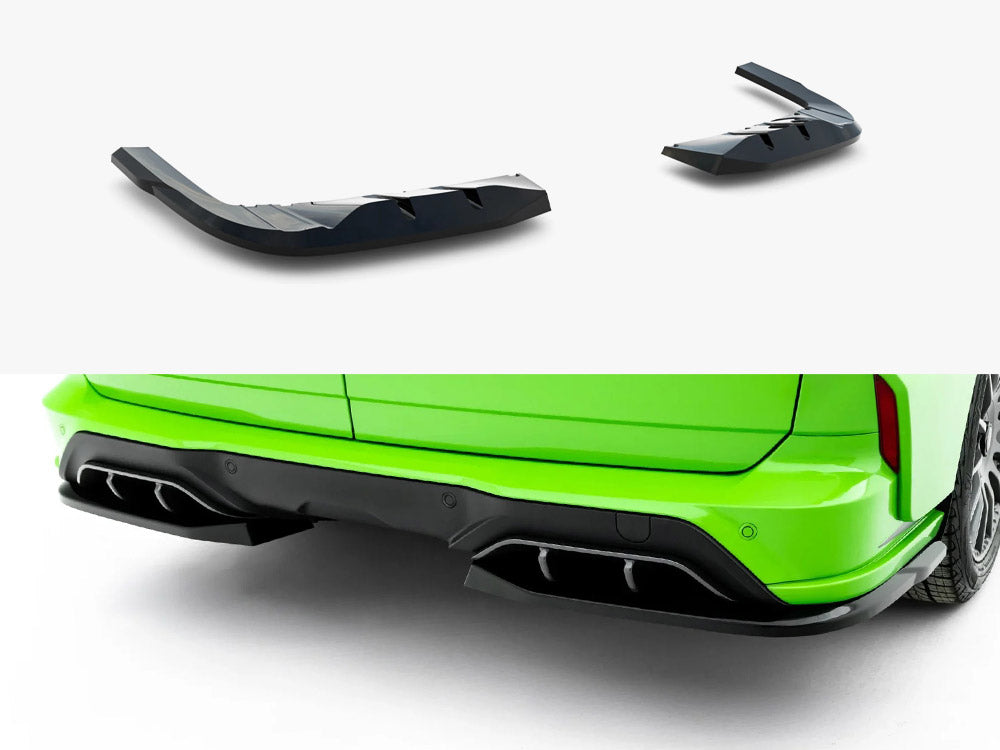 Maxton Design - Aftermarket  Rear Side Splitters Ford Transit Custom MS-RT Mk2
