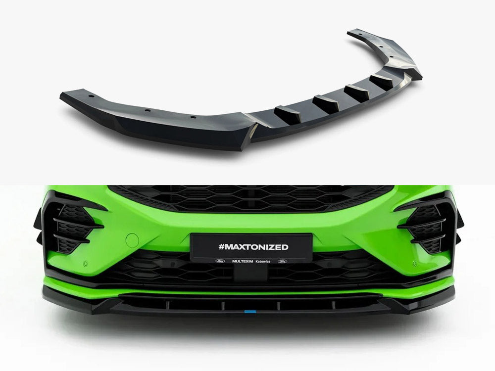 Maxton Design - Aftermarket  Front Splitter Ford Transit Custom MS-RT Mk2