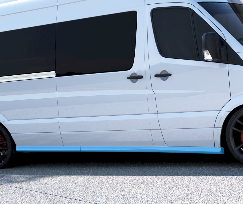 Maxton Design - Aftermarket  SIDE SKIRTS MERCEDES SPRINTER MK2 FL (2013-16)