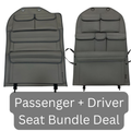 For VW Crafter New Shape Seat Organiser Bundle – Dark Grey Durable Storage Solution | Van-X