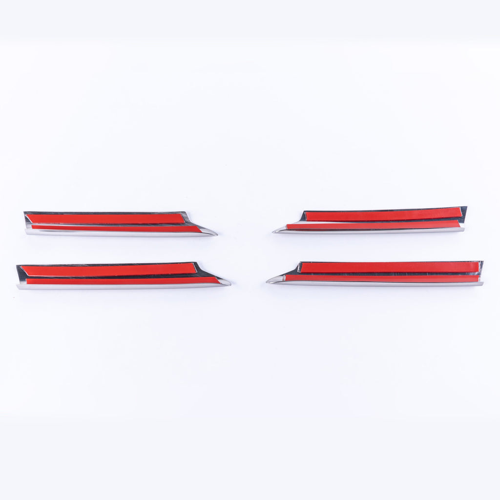 For Man Tgx Stainless Steel Front Fog Light Trims (WITH FOG LIGHTS)