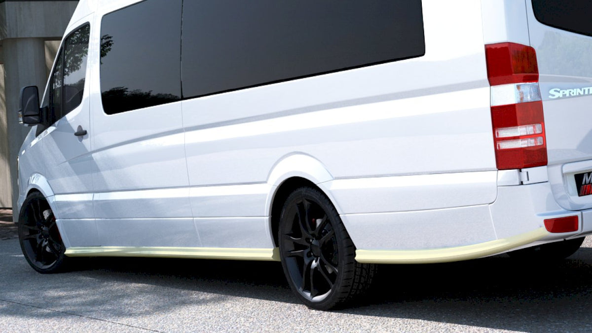 Maxton Design - Aftermarket  SIDE SKIRTS MERCEDES SPRINTER MK2 FL (2013-16)