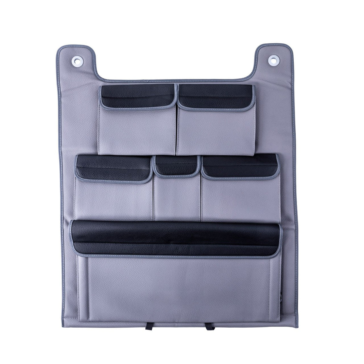 For Ford Transit Custom Double Back Seat Organiser – Grey with Black Lids | Van-X