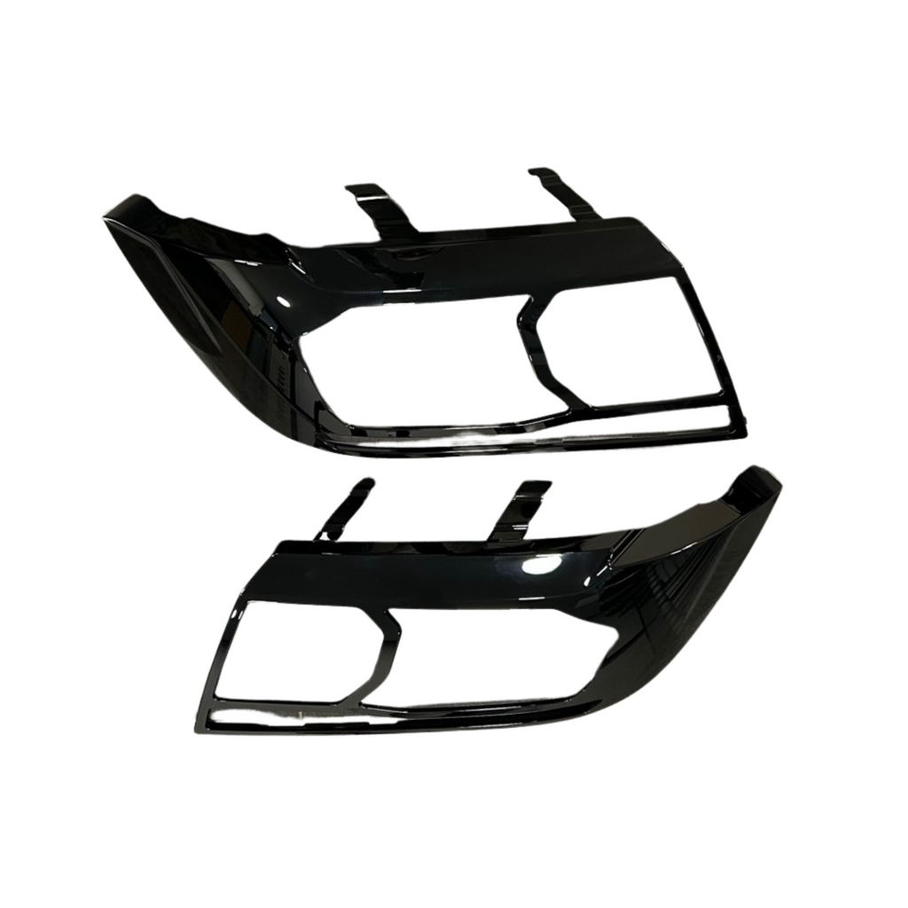 For MAN TGE Headlight Guards Gloss Black (2018-2025) | Front Headlight Protectors | Van-X