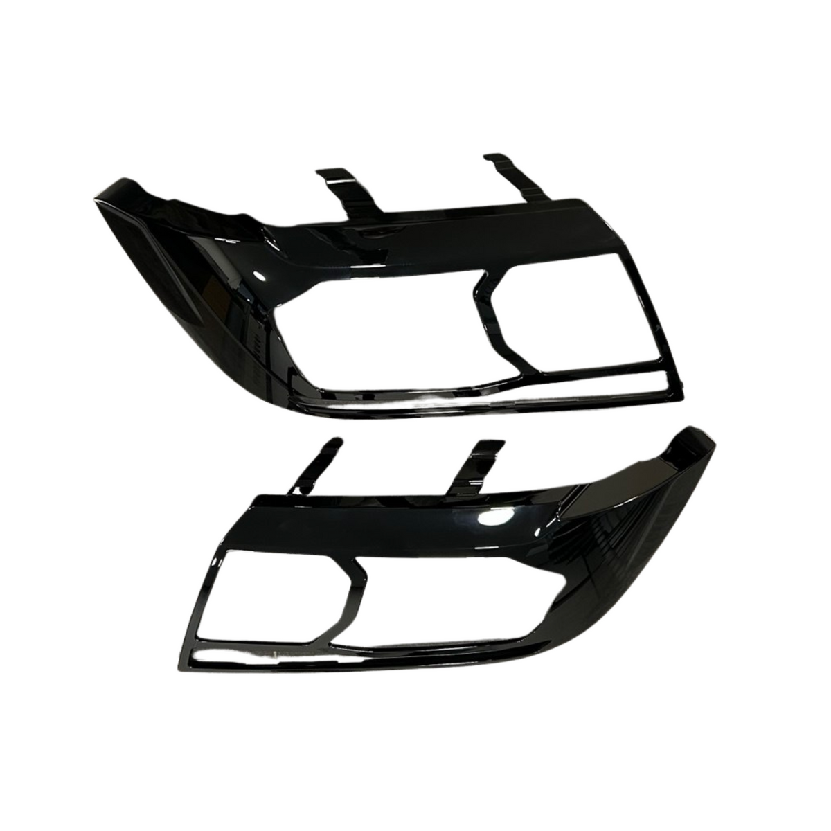 For MAN TGE Headlight Guards Gloss Black (2018-2025) | Front Headlight Protectors | Van-X