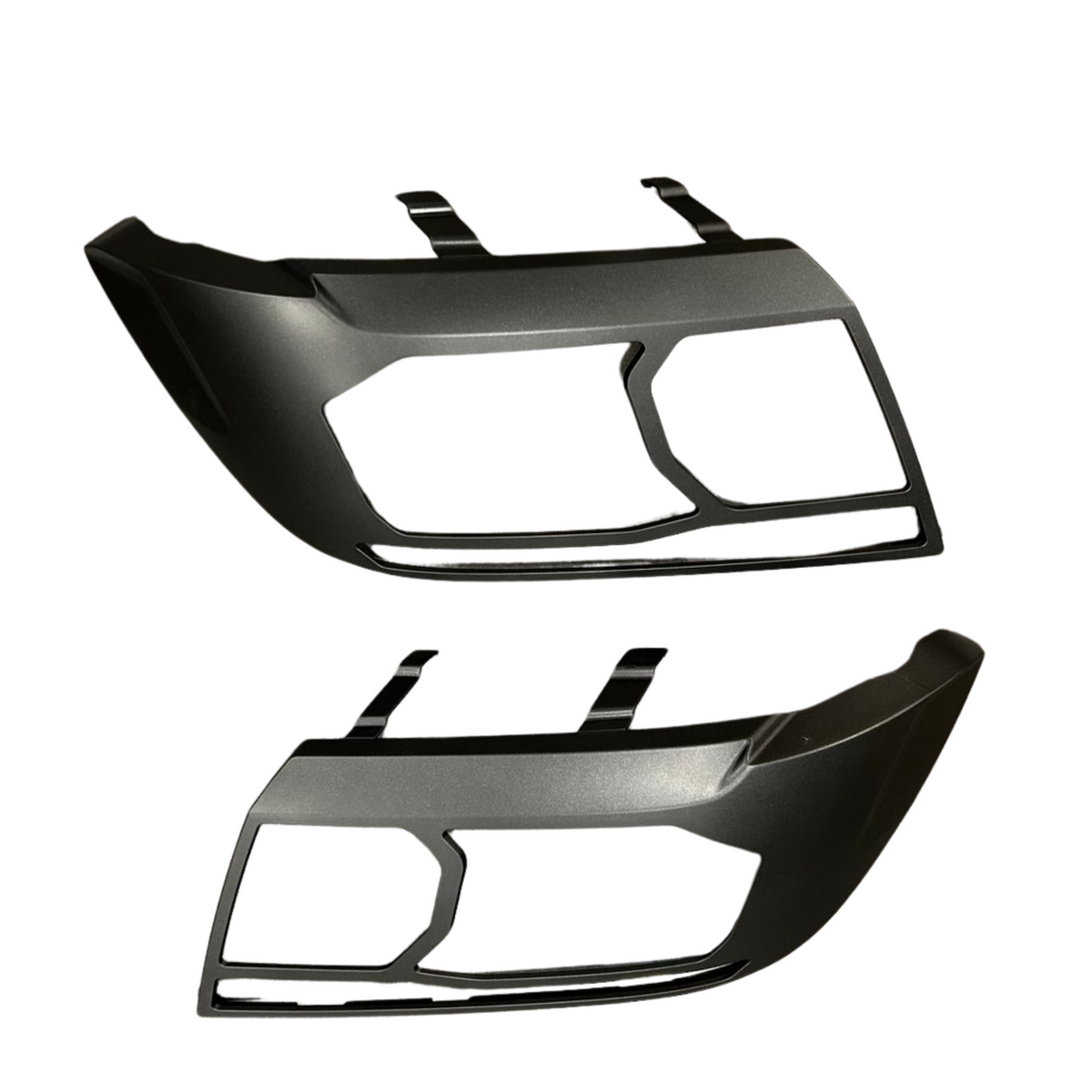 For VW Crafter Headlight Guards Hammerite Ultimate Matte Black (2018-2025) | Front Headlight Protectors | Van-X