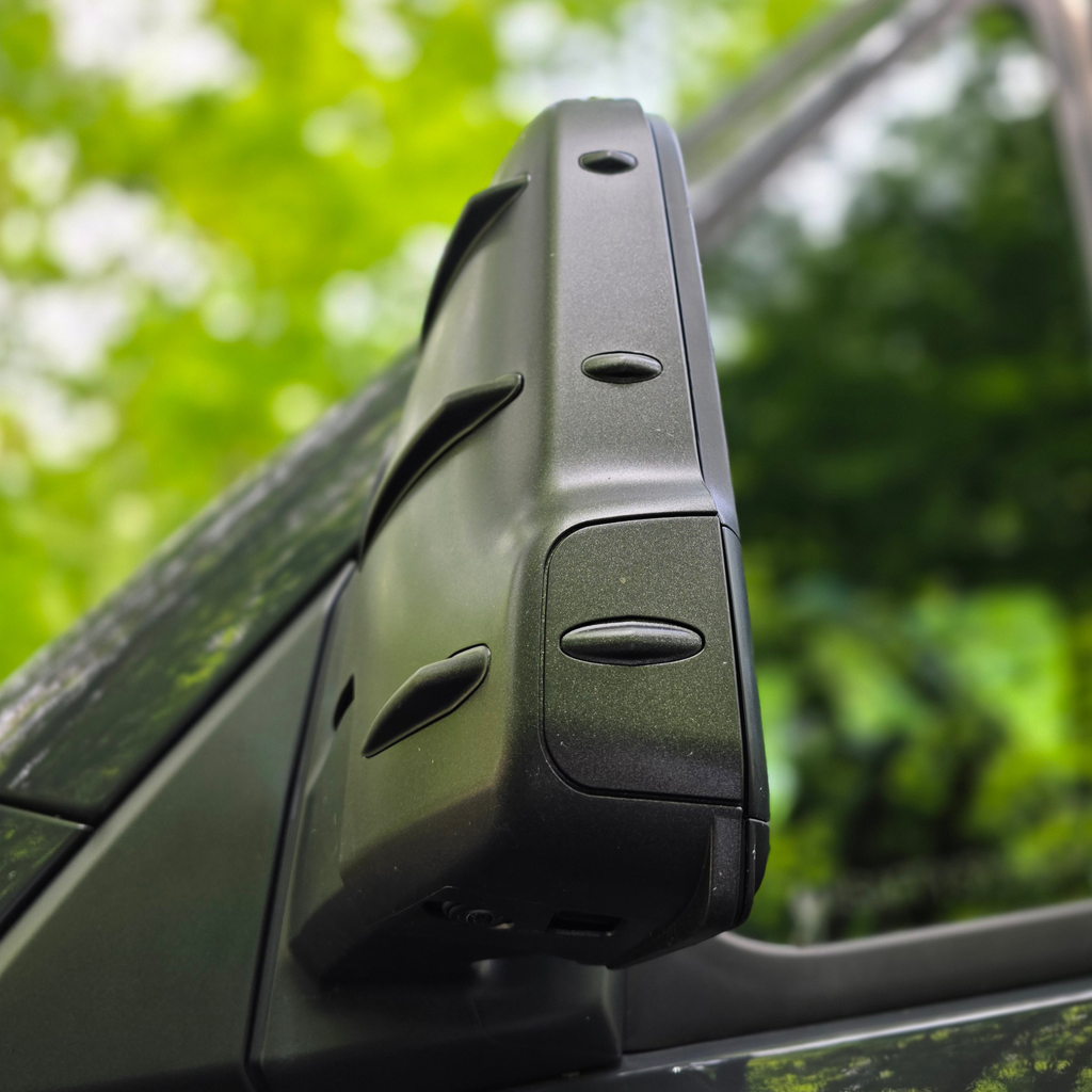 For Mercedes Sprinter Dodge 907 Wing Mirror Cap Covers Without Indicator – Hammerite Ultimate Matte Black (Set of 2) |Van-X