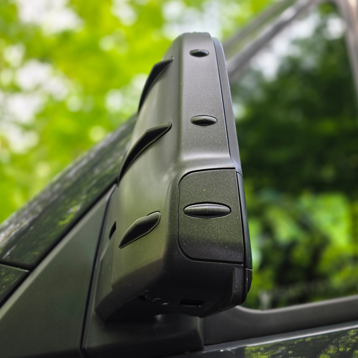 For Mercedes Sprinter Dodge 907 Wing Mirror Cap Covers Without Indicator – Hammerite Ultimate Matte Black (Set of 2) |Van-X