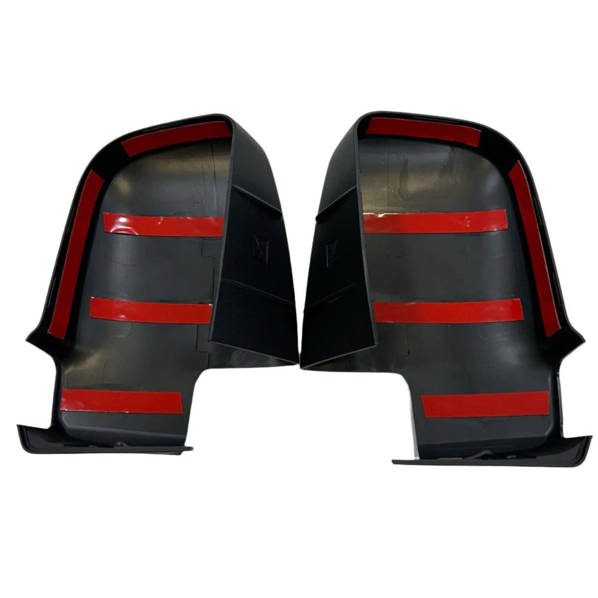 For Mercedes Sprinter Dodge 907 Wing Mirror Cap Covers with Indicator – Hammerite Ultimate Matte Black (Set of 2) | Van-X