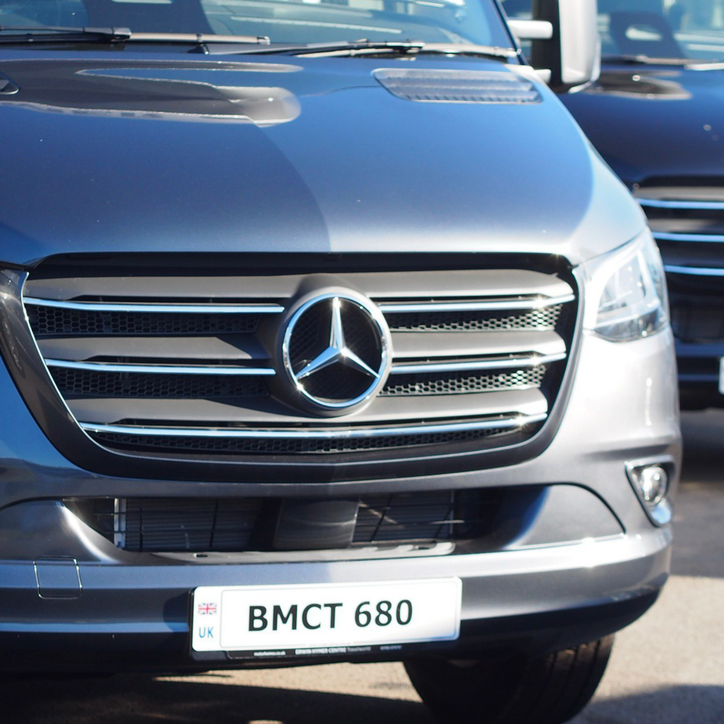 For Mercedes Sprinter 907 Honeycomb Grille Mesh Inserts | Upper Grille 5 Piece Kit | Van-X
