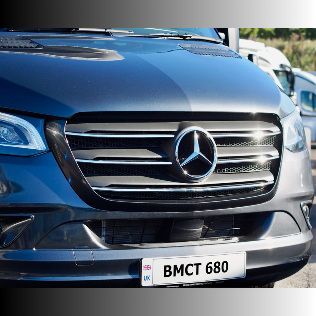 For Mercedes Sprinter 907 Honeycomb Grille Mesh Inserts | Upper Grille 5 Piece Kit | Van-X