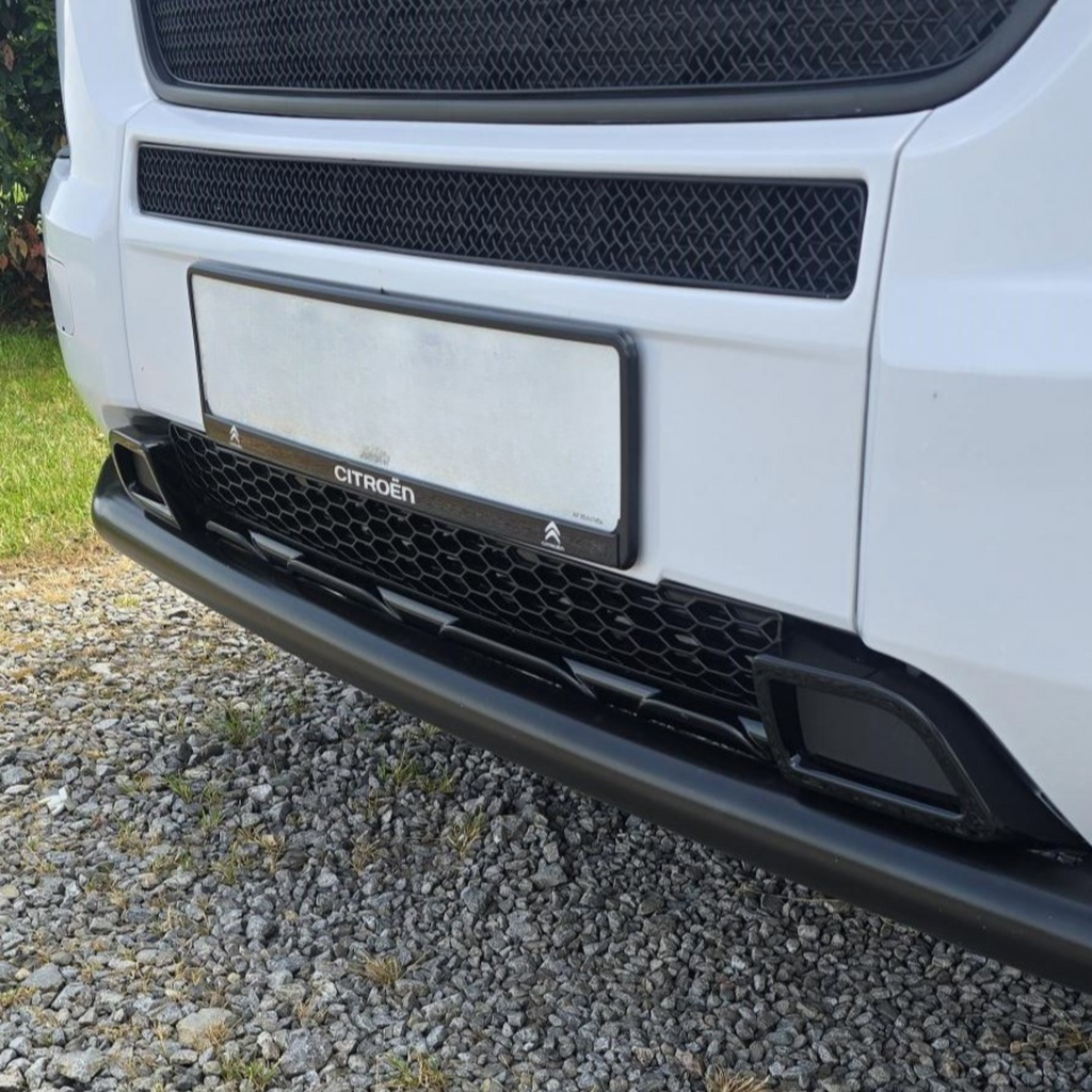 For Vauxhall Movano Lower Bumper Honeycomb Grille Gloss Black | Front Lower Grille | Van-X