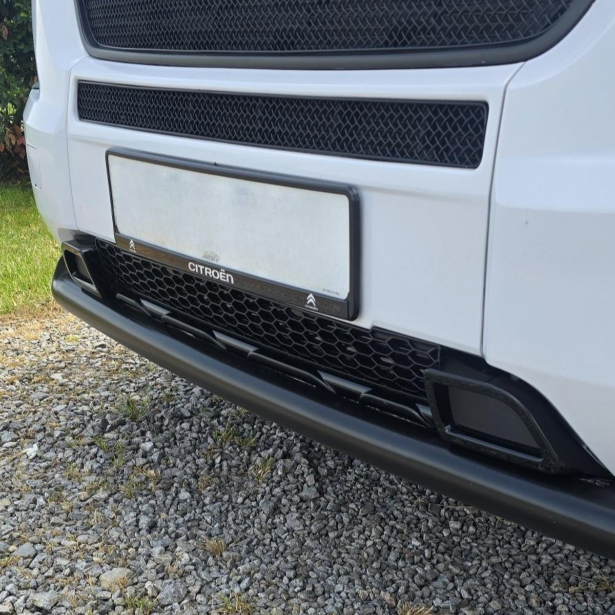 For Peugeot Boxer Lower Bumper Honeycomb Grille Gloss Black | Front Lower Grille | Van-X