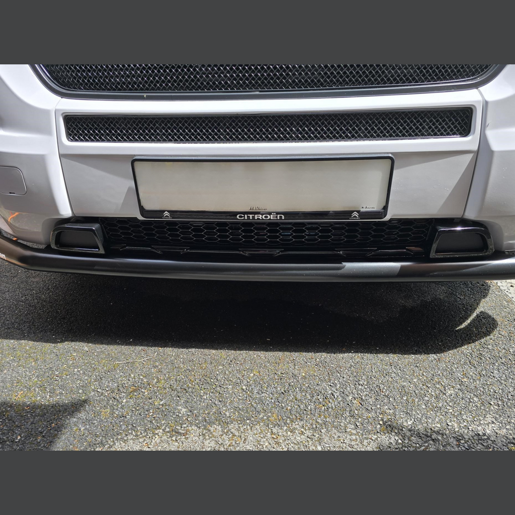 For Vauxhall Movano Lower Bumper Honeycomb Grille Gloss Black | Front Lower Grille | Van-X
