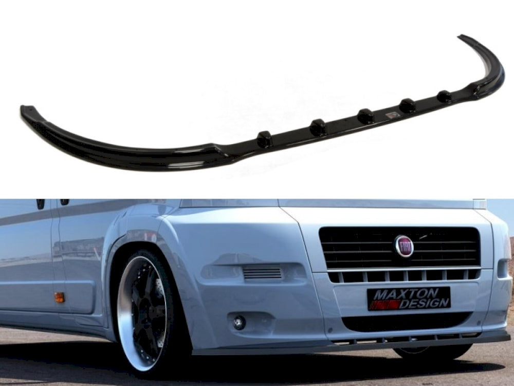 Maxton Design - Aftermarket  FRONT SPLITTER FIAT DUCATO III (FOR STANDARD BUMPER)