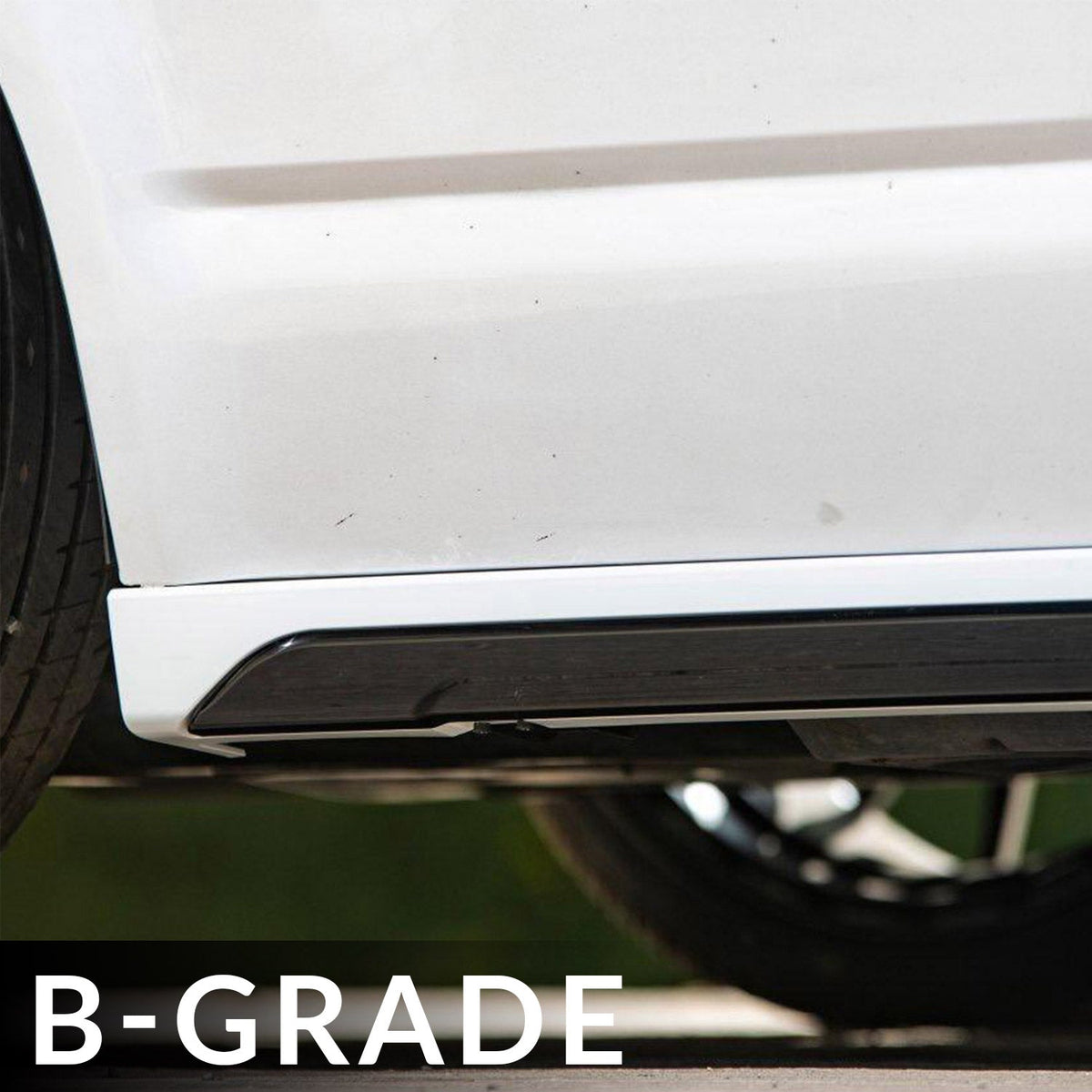 For VW T6 SWB Side Skirts Candy White Plastic Painted and Ready to Fit (B-Grade)