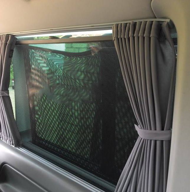 For Vauxhall Vivaro Window Curtains Eco-Line Grey – Campervan Privacy Curtains | Van-X