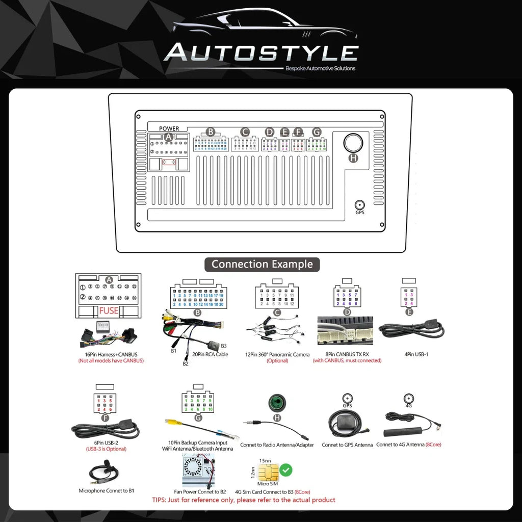 Ford Transit Courier Apple Carplay / Android Auto 9" Stereo Upgrade (2014-2018)