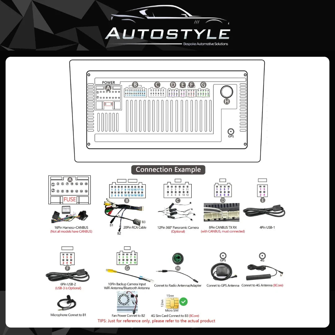Ford Transit Custom Apple Carplay / Android Auto 10" Stereo Upgrade