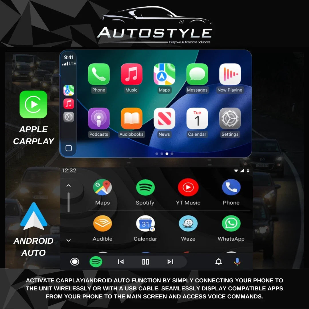 Ford Transit Apple Carplay / Android Auto 9" Stereo Upgrade (2012-2018)