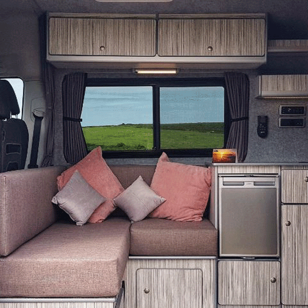 For MAN TGE / NEW Crafter Blackout Camper Curtains Black/Grey - Create Your Own Bundle | Van-X