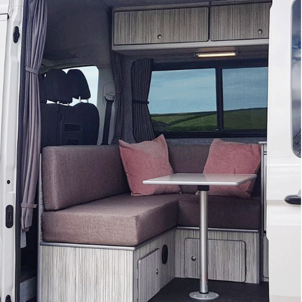For Peugeot Boxer Blackout Camper Curtains Black/Grey - Create Your Own Bundle | Van-X