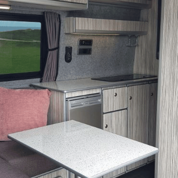 For MAN TGE / NEW Crafter Blackout Camper Curtains Black/Grey - Create Your Own Bundle | Van-X