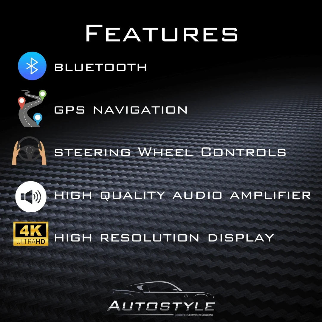 Mercedes-Benz A Class, B Class, Sprinter, Vito, Viano, Crafter Apple Carplay / Android Auto 9" Stereo Upgrade