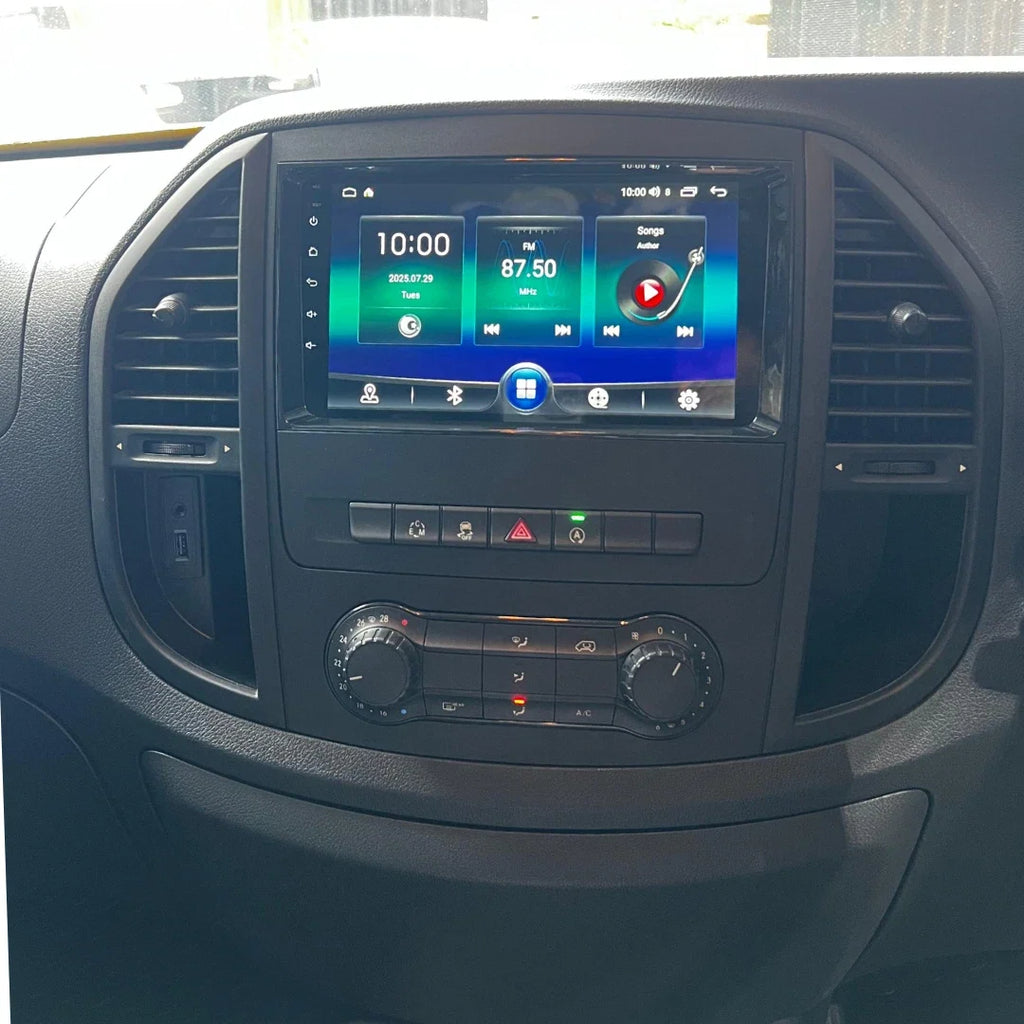 Mercedes-Benz A Class, B Class, Sprinter, Vito, Viano, Crafter Apple Carplay / Android Auto 9" Stereo Upgrade