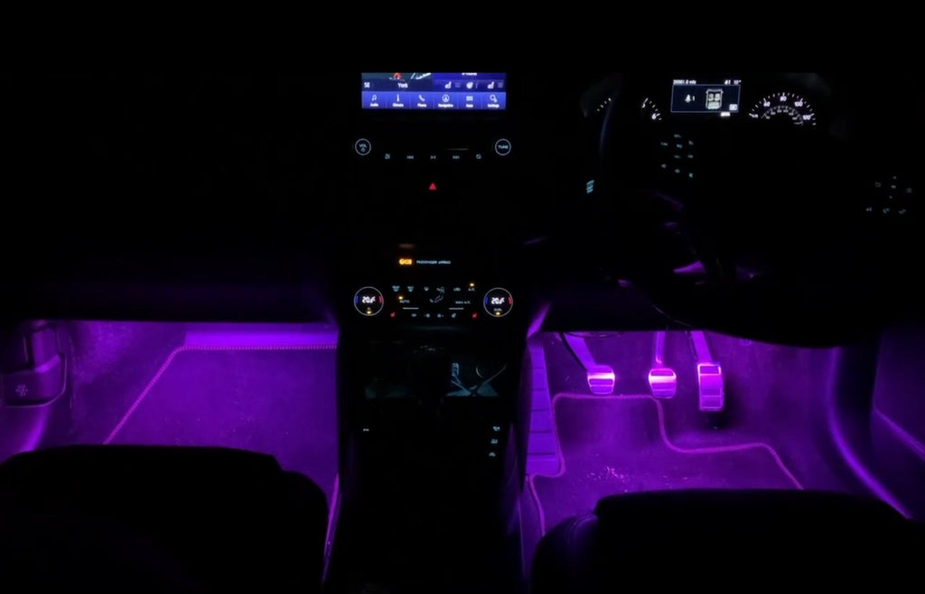 Chaser Edition Bluetooth RGB Footwell Strip Kit – MK4 Focus Interior LED Upgrade