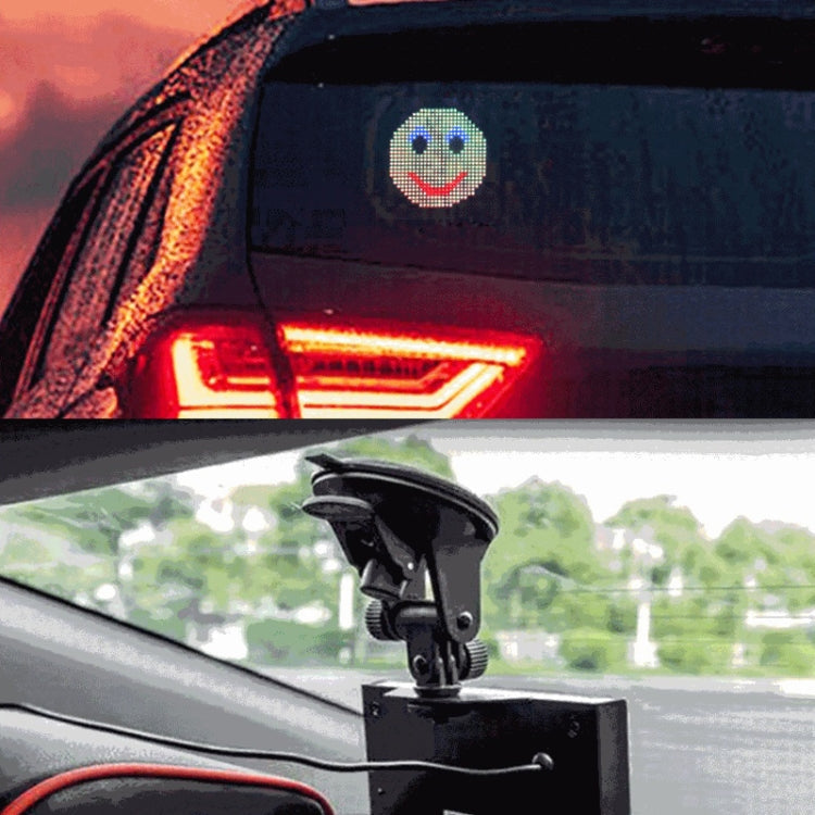 P4-32x32 RGB Full Color Emoticon Picture LED Car Display Wireless Transmission Wifi Custom, P4-32x32 RGB USB