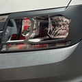 For MAN TGE Headlight Guards Hammerite Ultimate Matte Black (2018-2025) | Front Headlight Protectors | Van-X