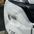 For Peugeot Boxer Front Bumper Protectors Foot Plates White Set of 2 | Van-X